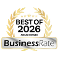 BusinessRate Best of 2026 award