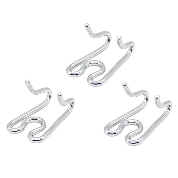 Metal replacement links for a prong collar